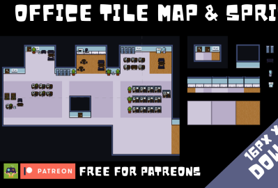 Office Tile Map and Sprites main cover image
